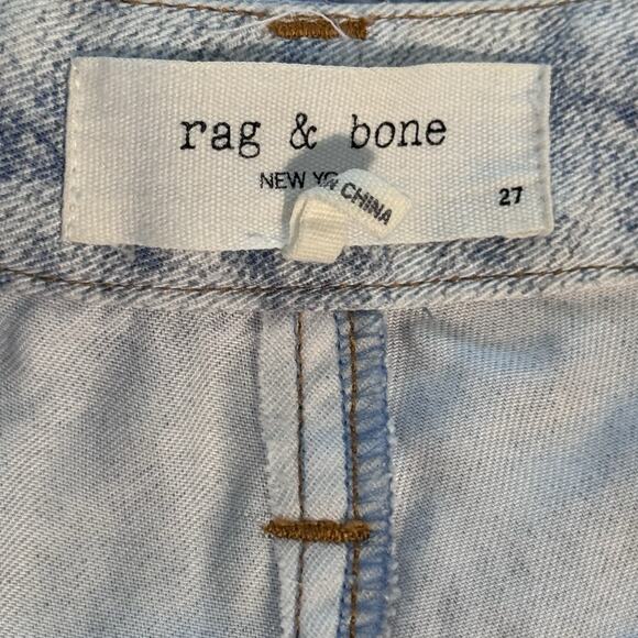 Rag & Bone Womens Tencel & Rayon Ultra Lightweight Chambray Jeans Pants 27 $268 - Picture 4 of 10